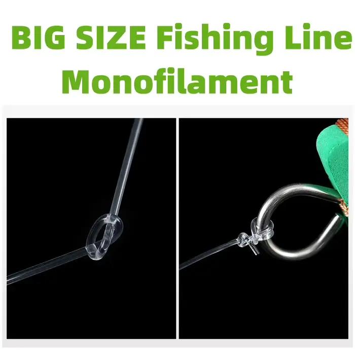 Ligne de pêche monofilament nylon 500m grande taille mer et eau douce pour gros poissons et requins