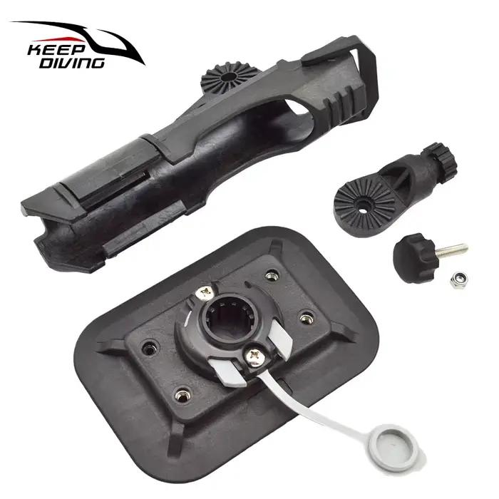 Support réglable pour canne à pêche sur bateau gonflable - Accessoire PVC kayak et SUP