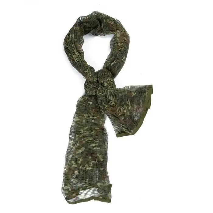 Foulard camouflage mesh sniper pour pêche - Voile visage discrétion pêche randonnée chasse extérieur