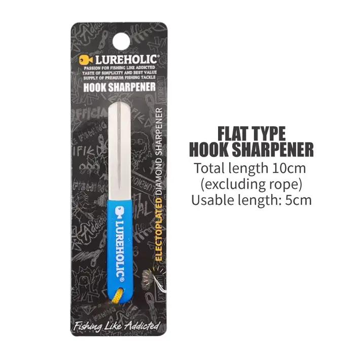 Aiguiseur hameçons diamanté électroplaqué - Style stylo et plat pour tous types d'hameçons