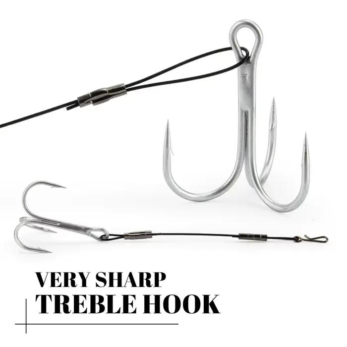 Spinpoler montage stinger avec hameçon triple - parfait pour sandre brochet perche et black-bass