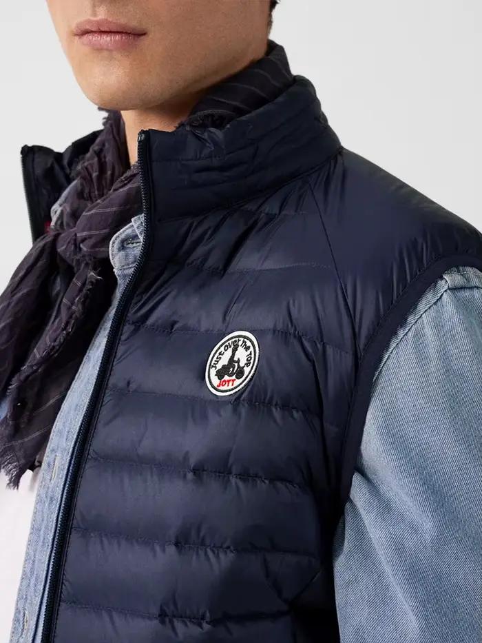 Doudoune légère homme femme printemps automne - Veste capuche fine broderie logo chaude imperméable