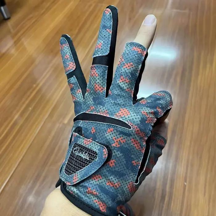 Gants Gamakatsu 3 doigts anti-dérapants - Protection solaire pêche à la mouche été