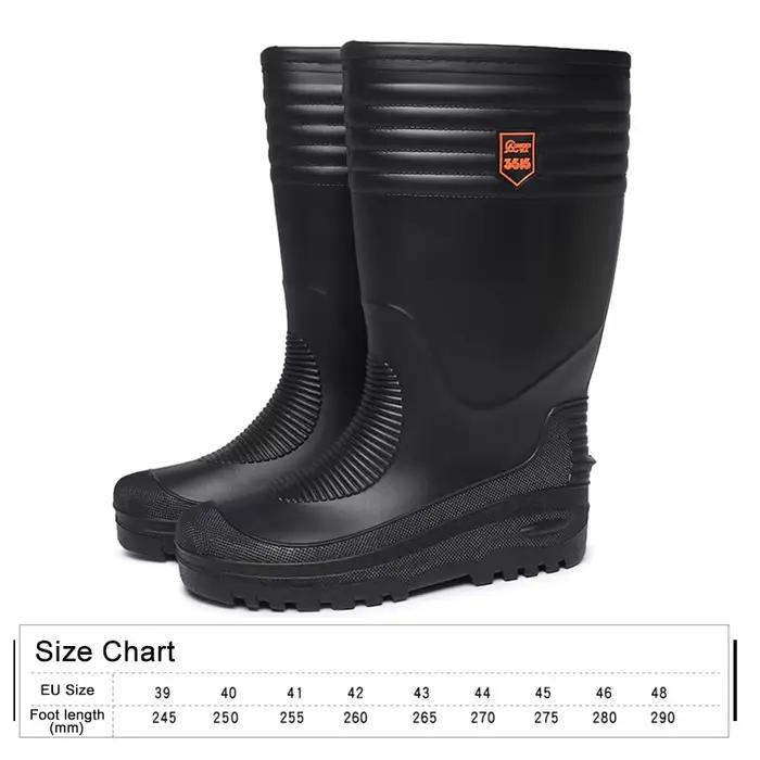 Bottes de pêche hiver imperméables hommes femmes doublure chaude neige antidérapantes