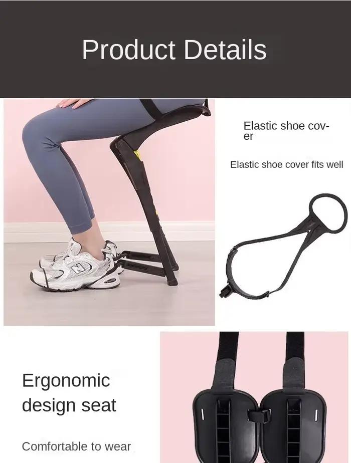 Tabouret de pêche pliant exosquelette léger portable - Siège voyage compact pour pêche nomade
