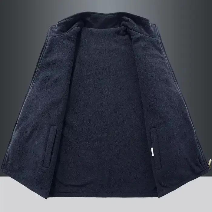 Gilet chauffant homme luxe pour pêche hiver - Veste chauffante extérieure grande taille confortable