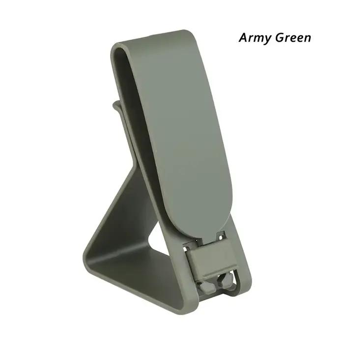 Clip accroche casque tactique pêche - Attache rapide molle pour protecteurs auditifs