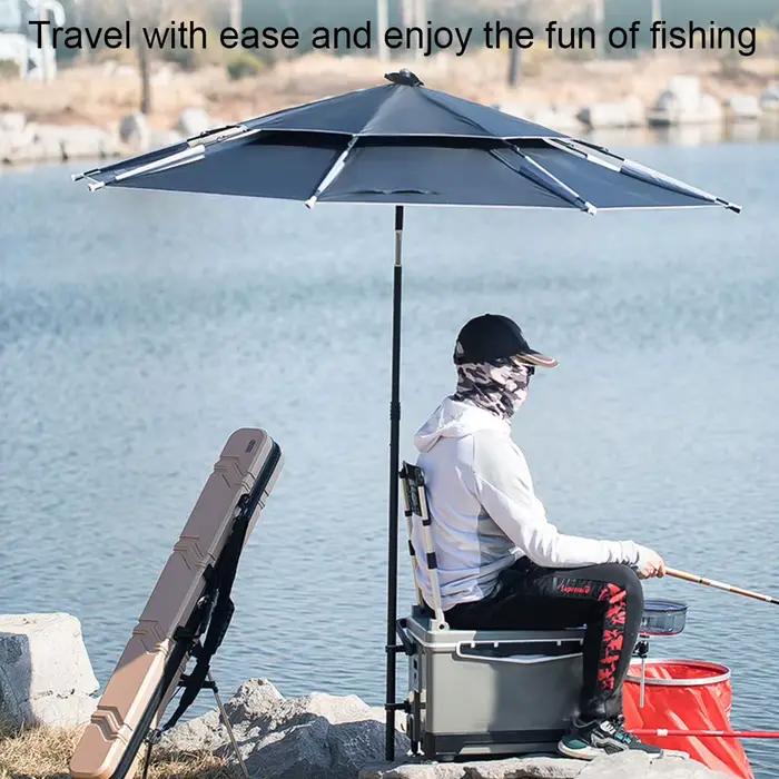 Coffre rigide ABS pêche 130cm étanche - Sac cannes portable résistant - Protection matériel épaissie