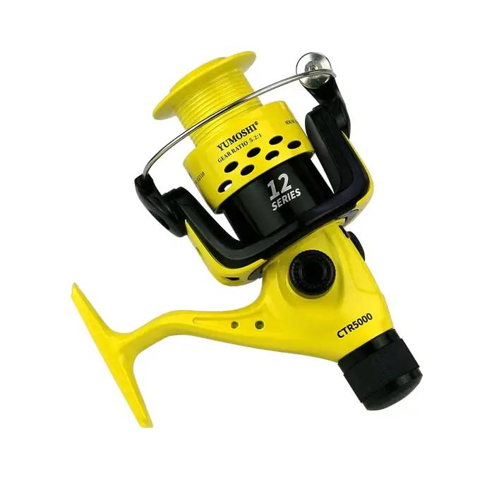 Moulinet de pêche 12BB CTR2000-7000 avec frein arrière et bras pliant pour rockfish