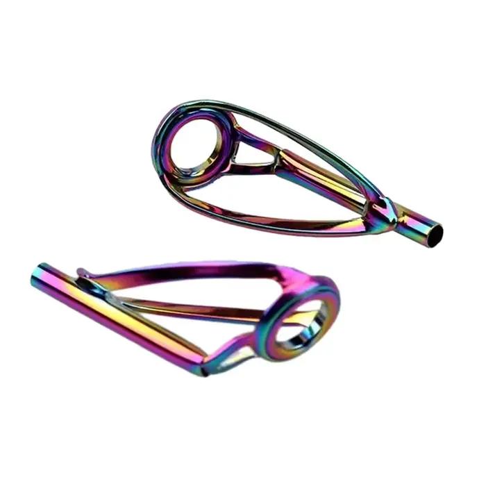 Kit de réparation 5 guides pour cannes spinning et casting - Cadres inox et anneaux céramique