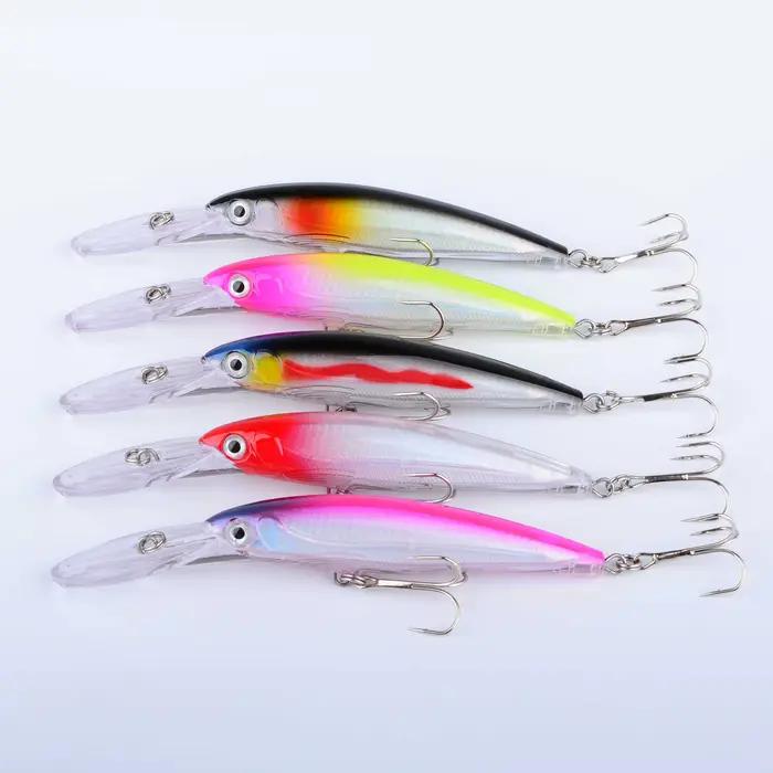 Leurre dur crankbait 17cm 30g pour brochet sandre et bar, appât wobbleur grande plongée