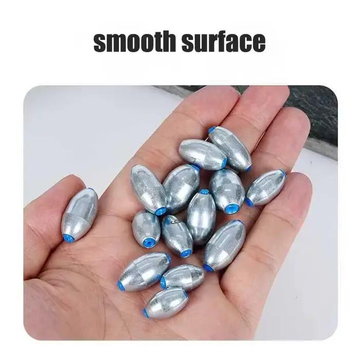 Plombs de pêche creux alliage acier carbone 20 pièces 3g à 10g - Poids appâts leurres