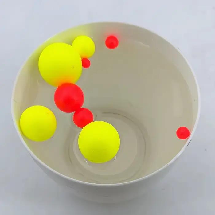 Flotteurs bimoo 100 perles mousse pour pêche en mer et eau douce, appâts artificiels et montage de ligne
