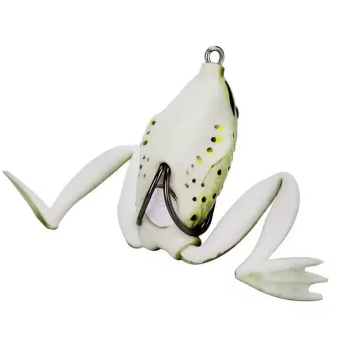 Leurre spinner grenouille souple WEIHE 5cm/12g - Appât silicone réaliste pour pêche à la carpe