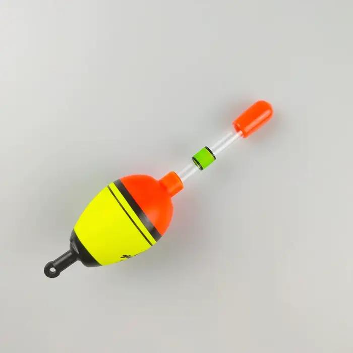 2 flotteurs de pêche nocturne luminescents 5g avec lightstick, bouchons EVA pour la pêche de nuit B364
