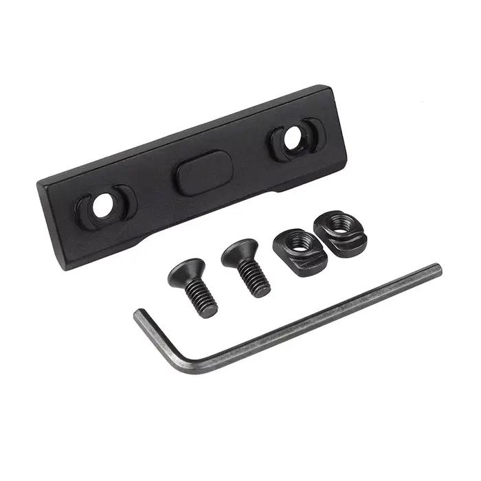 Adaptateur bipode M-LOK Keymod pour rail Picatinny AR15 - montage bas profil chasse tactique