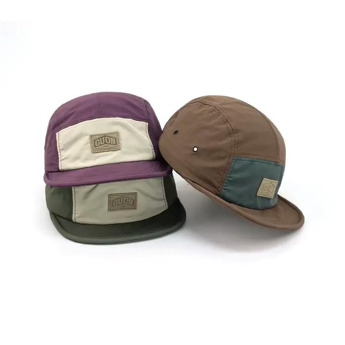 Casquette été fine respirante séchage rapide - Chapeau pêche 5-flap protection solaire courte visière