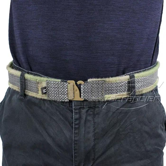 Ceinture tactique Bison G Hook robuste et légère pour hommes activités paintball et chasse