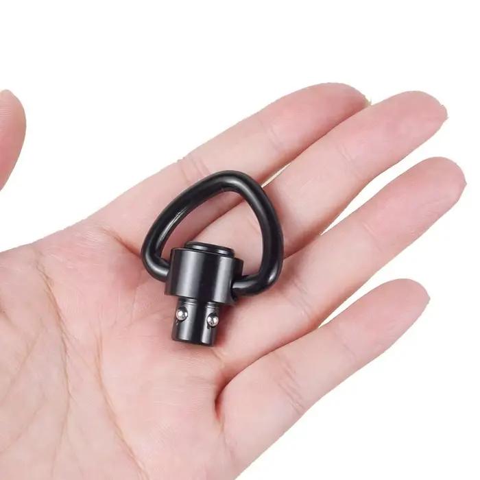 Adaptateur sangle M-LOK QD rail fixation pêche bouton poussoir métal robuste
