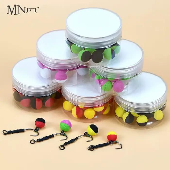 30 pop up boilies MNFT pour pêche à la carpe - appâts flottants deux tons avec boules de mousse