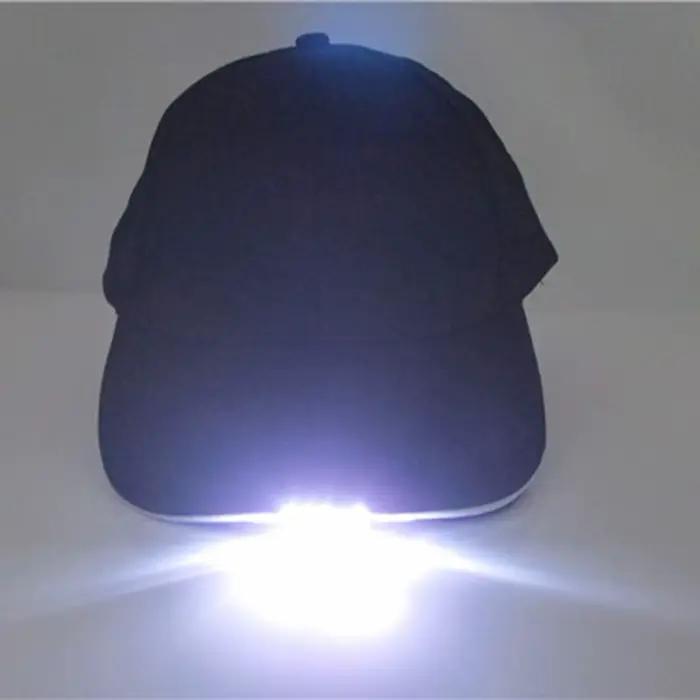 Casquette LED pêche nocturne - 5 lumières puissantes pour chasse et lecture en extérieur