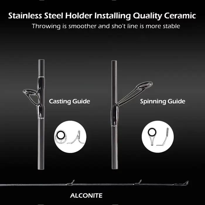 Canne casting Mavllos Resolute Light BFS 0.8-7g - Action rapide carbone pour basse fishing