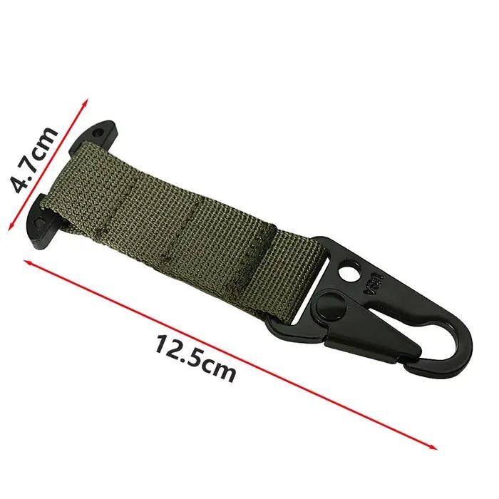 Mousqueton tactique crochet accroche MOLLE pour ceinture pêche équipement outdoor accessoires