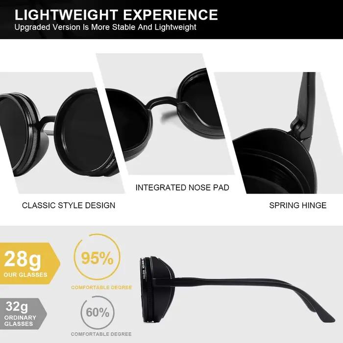 Lunettes de Soleil Pêche CRIXALIS Teintes Réglables 1-9 Manuel Filtre UV400 Polarisées Rétro