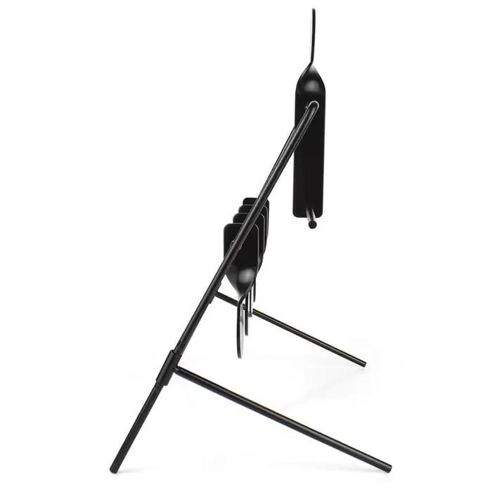 Support cible métallique rotatif 4+1 pour entraînement tir - Accessoire pêche et chasse polyvalent