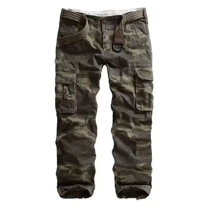 Pantalon camouflage droit délavé - Discrétion optimale pour pêche approche et observation