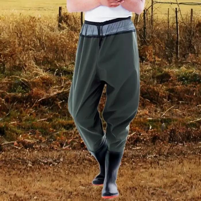 Pantalon de pêche pieds nus pour jardinage, agriculture et activités de plein air étanches