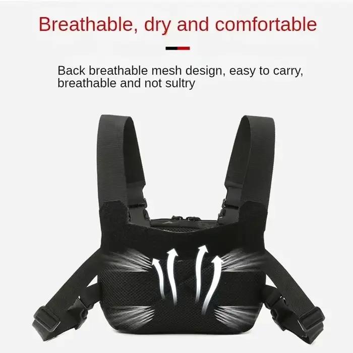 Sac poitrine pêche tactique homme étanche molle nylon randonnée camping sac à dos voyage extérieur