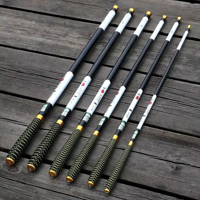 Canne télescopique JOSBY stream hand rod 3.6-7.2m fibre carbone ultralight pour pêche en rivière
