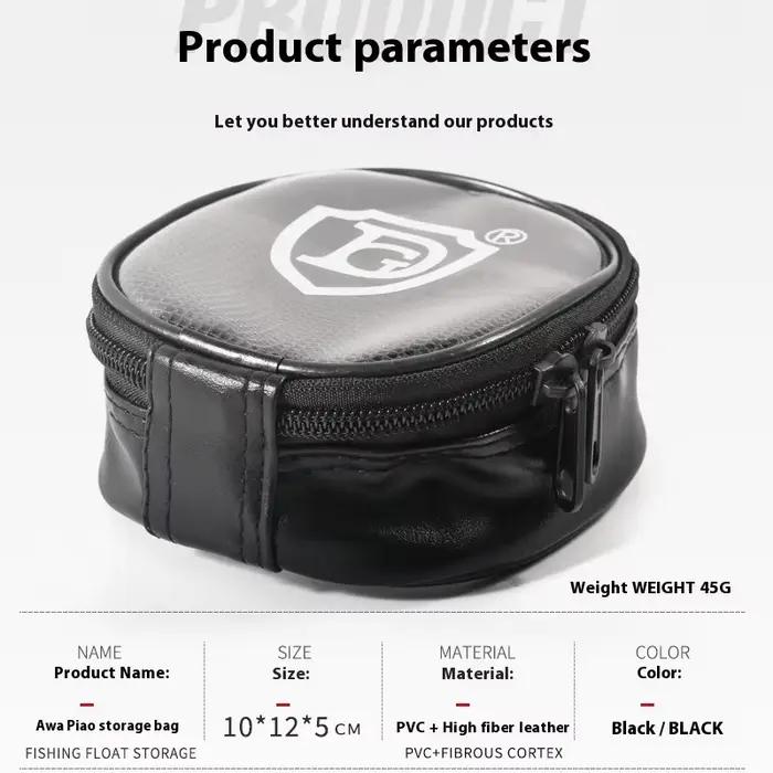 Sac de rangement Apo transparent maille pour flotteurs et petits accessoires de pêche - Kit pratique