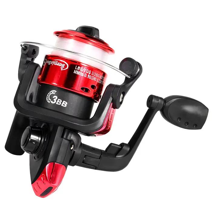 Moulinet spinning Sougayilang 10kg drag bobine aluminium renforcee pour pêche carpe et gros poissons lac river reservoir d'étang stream gestion filature roue tournante ambidextre