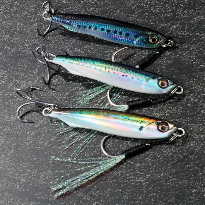 Leurre métal spinner spoon 10-40g 3D eye pêche spinning leurre tournant carnassiers eau douce mer