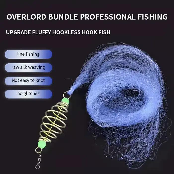 Filet pêche Overlord bundle - Filet collant poissons explosion - Épuisette pêche fond et surface