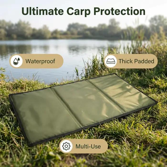 Tapis de décrochage pliable HIRISI coussin éponge respirant pour pêche de carpe confort durable polyvalent et portable occasions spéciales