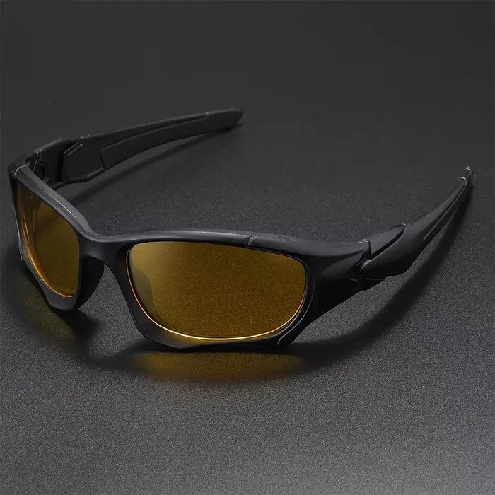 Lunettes de soleil polarisées sport courbées pour hommes et femmes pêche résistance aux chocs