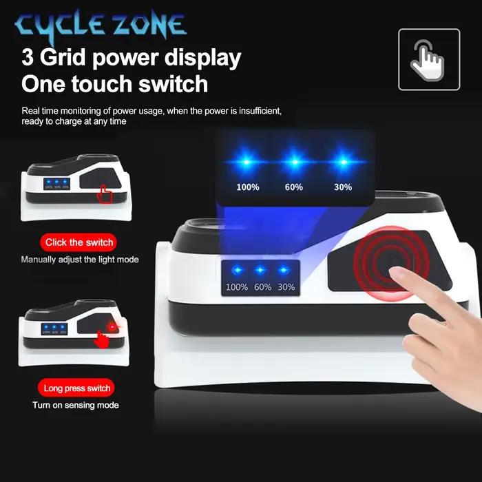 Frontal portable XPG à capteur USB rechargeable 4 modes pour travail nocturne et pêche