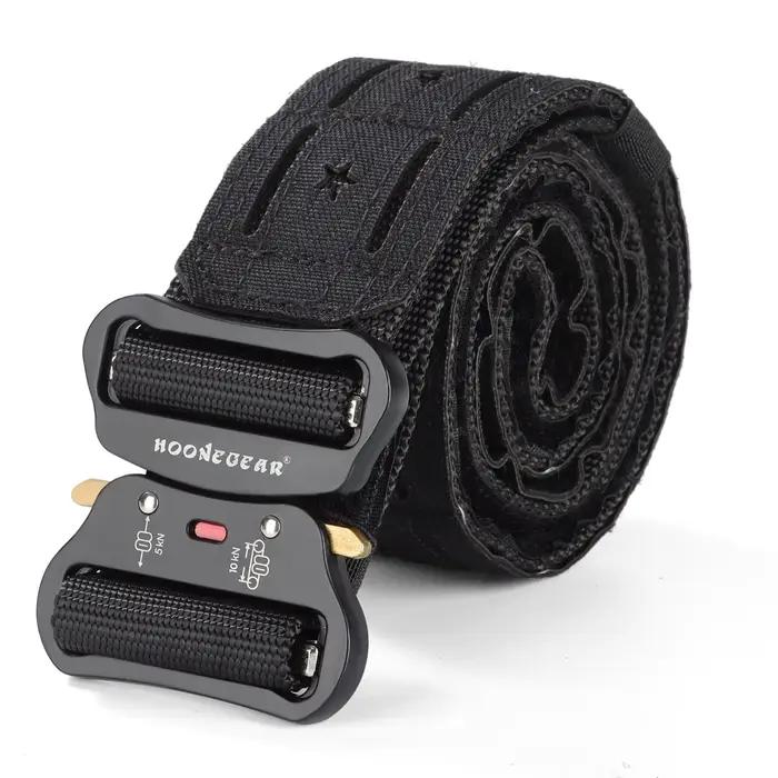 Ceinture combat 2 pouces tactique pêche dégagement rapide MOLLE équipement extérieur durable