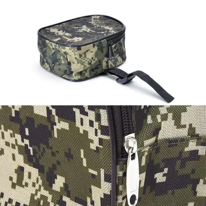 Pochette camouflage pour moulinets de pêche - Étui souple en toile Oxford pour leurres et accessoires