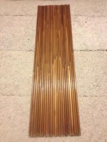 12 fûts flèches bambou 80/84/90cm OD 7.5-8.5mm encoche auto pour fabrication flèches pêche artisanale