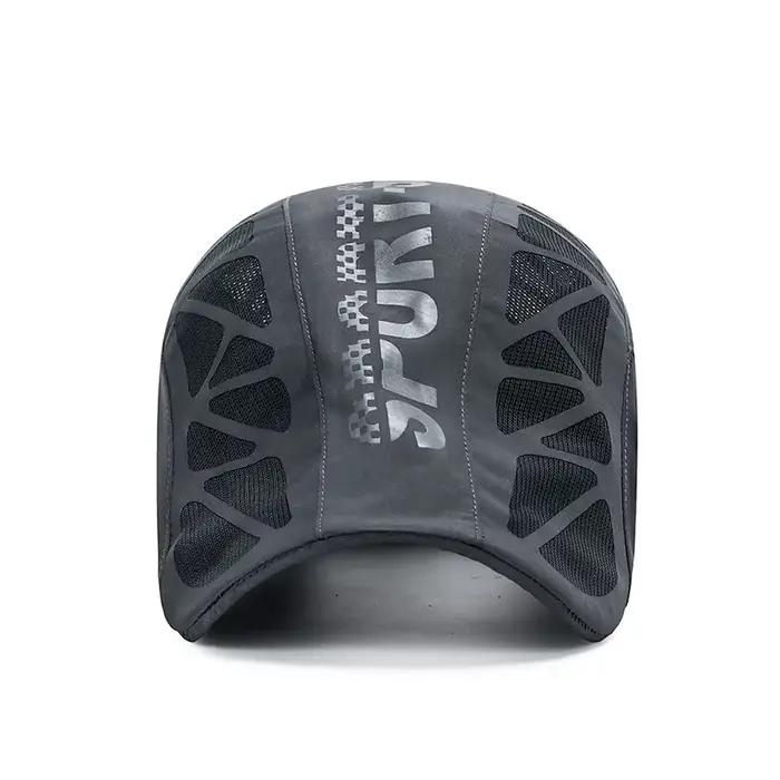 Casquette sport pêche alphabet séchage rapide - Chapeau mesh respirant avec lettrage avant tendance