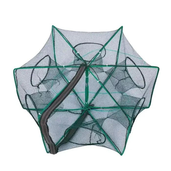 Piège pliable crabe écrevisse poisson pour pêche en rivière étang filet casting amorce