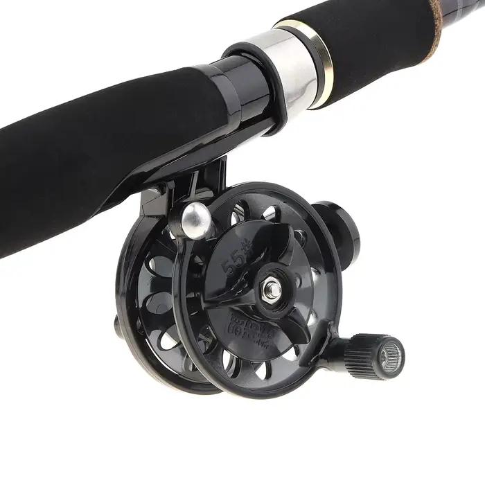 Moulinet mini portable pêche carpe hiver glace compact léger équipement extérieur