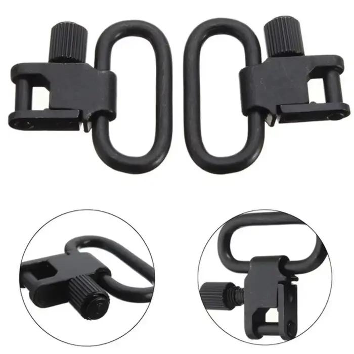2 boucles QD pour sangle de fusil de pêche - Montage détachable et sécurisé