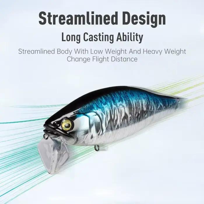 Leurre I-JACK Minnow 107.7mm 30g flottant avec système sonore - pour brochet et perche