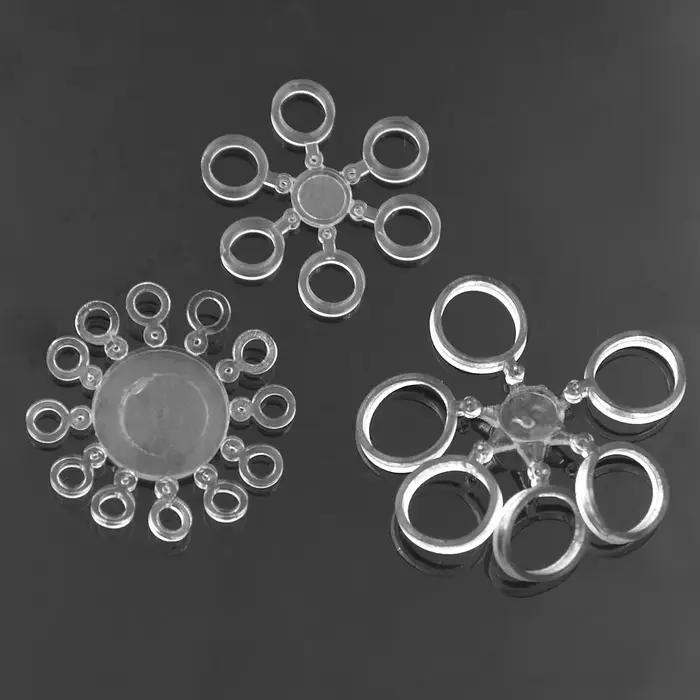 72 Élastiques Transparents pour Bouillettes et Pellets - Baitbands Élastiques 3mm 5mm 8mm Carp Fishing