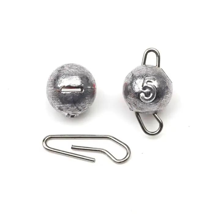 5 plombs pêche 3g-28g bullet poids ronds émerillon profondeur accessoires montages